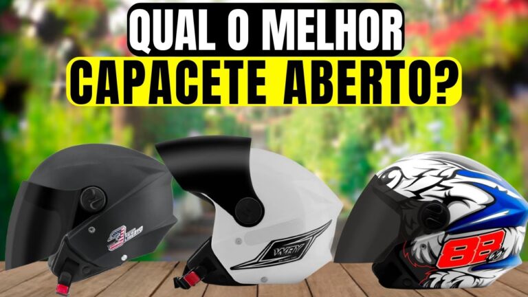 Os Melhores Capacetes Mota Abertos para Seguran&ccedil;a e Estilo