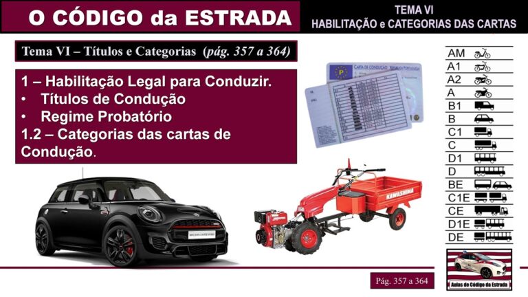 Entendendo a Categoria da Carta de Condução em Portugal